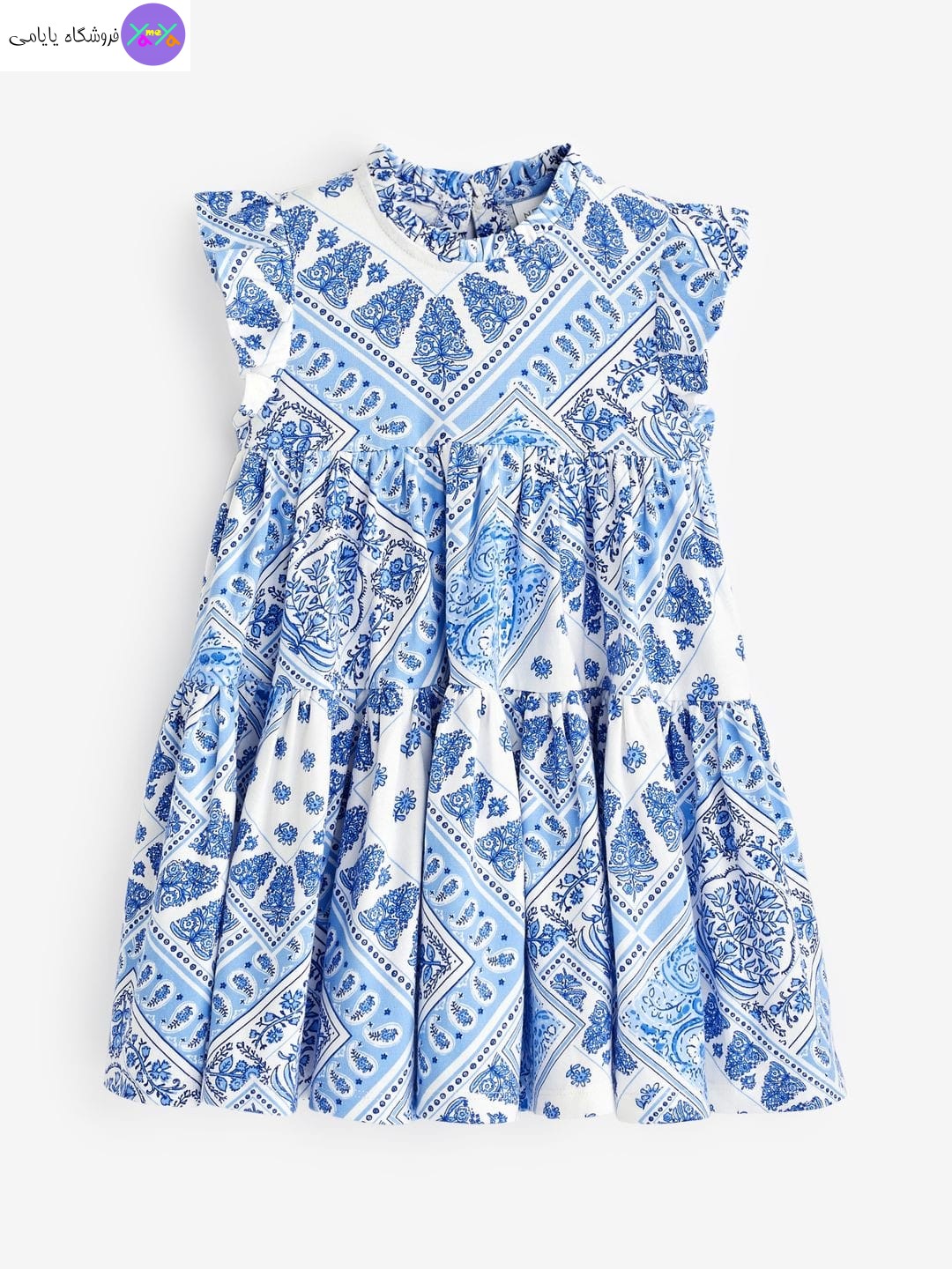 پیراهن قلم آبی دخترانه NEXT